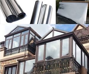 1.52*30m One Way Vision Film Maison Bâtiment Commercial fenêtre Verre teinté <span class=keywords><strong>Solax</strong></span> Miroir Autocollant Rouleau - Product Image 6