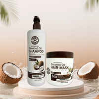 Achetez maintenant, tendance, nouveauté, prix bas, coffret de soins capillaires nourrissant, moelleux, rafraîchissant, à l'huile de noix de coco, au gingembre et à l'huile d'argan