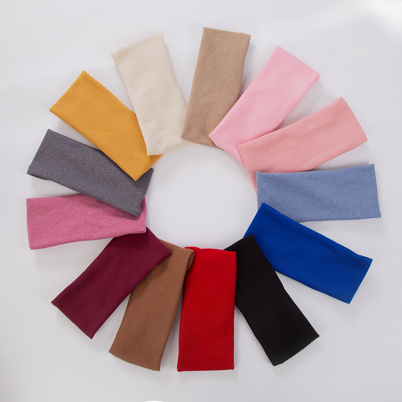 Women Classic Thick Stretched Wide Headband