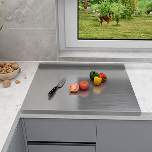 XL-personalizza il <span class=keywords><strong>tagliere</strong></span> 304 SS a doppia faccia Extra <span class=keywords><strong>grande</strong></span> ispessito <span class=keywords><strong>per</strong></span> <span class=keywords><strong>impastare</strong></span> pasta <span class=keywords><strong>per</strong></span> dolci taglieri da cucina - Product Image 1
