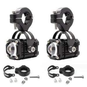 JHS moto <span class=keywords><strong>LED</strong></span> projecteurs phares antibrouillard moteur lampe auxiliaire <span class=keywords><strong>LED</strong></span> <span class=keywords><strong>Mini</strong></span> pas cher 3 couleurs rouge <span class=keywords><strong>clignotant</strong></span> démon yeux projecteur - Product Image 2
