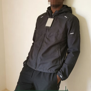 Nai - Conjunto Deportivo <span class=keywords><strong>Corto</strong></span> para Hombre, Chaqueta Cortavientos con Cierre y Botones, Pantalones Cortos de Poliéster y Nailon, en Oferta - Product Image 3