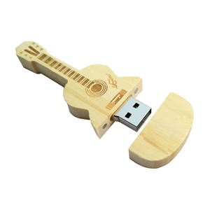 Jaster — clé USB de <span class=keywords><strong>guitare</strong></span> en bois, 32GB, 64GB, Instrument de musique, Logo personnalisé, cadeaux promotionnels - Product Image 6
