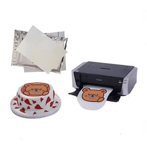 Hojas de Glaseado Comestibles, Papel de Azúcar para Imprimir en Pasteles, Galletas y <span class=keywords><strong>Donas</strong></span>, para Cumpleaños, Bodas, Día de San Valentín, por Proveedores de Pasteles - Product Image 1