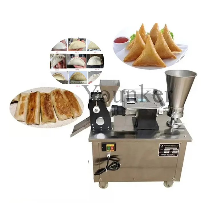 4500 Stück/h Automatische Knödel maschine Manuelles Falten Große Torten herstellung Große Empanada-Maschine Formung Samosa Making Machine Preis