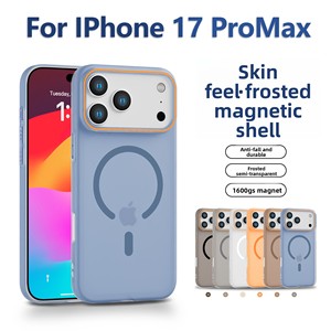 Custodia magnetica per telefono per <span class=keywords><strong>Apple</strong></span> 17 con finitura opaca satinata ad aria <span class=keywords><strong>Cover</strong></span> per iPhone 16 e 15 Pro Max - Product Image 2
