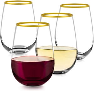Copas de Cóctel Personalizadas al por Mayor para Recepciones de Boda y Fiestas, 16 oz, 20 oz, Copas de Vino de Plástico Transparente para Bar, Copas de Champán sin Tallo - Product Image 1