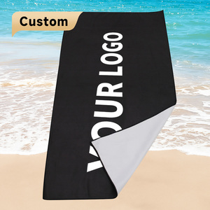 مناشف شاطئ مخصصة بالجملة بتصميم شعار مخصص، سريعة الجفاف، مطبوعة حسب الطلب، خالية من الرمل، مصنوعة من الألياف الدقيقة - Product Image 2