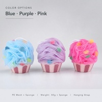 Coloré Princesse-Style Corps Exfoliant Bain Éponge Boule Durable Moussant maille Brosse Adultes Enfants Mignon Bulket Forme Éponge De Bain