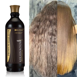 Traitement à la kératine des protéines brésiliennes, soie lisse, Super bon résultat, fond de kératine pour tous les types de cheveux - Product Image 1