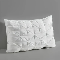 Coussin de cou en fibres synthétiques torsadées, housse 100% coton, anti-ronflement, mémoire de forme, 1000g