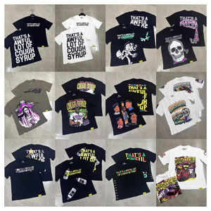 T-shirt de luxe de marque de créateur Streetwear personnalisé en gros avec l'impression 'C'EST UN ÉNORME AMOUNT DE SIROP POUR TISSUS', pour hommes - Product Image 1