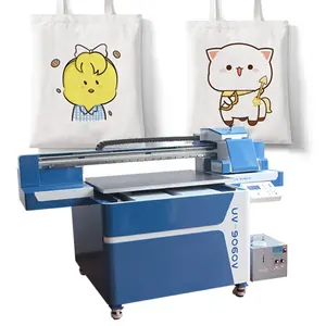 Automatic Digital 6090 A0 A1 A2 size LED Large Format Flatbed UV Printer UV Flatbed Printer