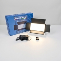 Lumière d'appoint LED-800, lumière vidéo constante, lumière douce, lumière pour caméra de streaming en direct, lumière portable, télécommande en option