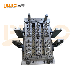 Puro 24-holtes PET-preform spuitgietmal met hot runner en pin valve, hoge snelheid productiemal - Product Image 5