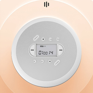 Reproductor de CD Portátil a Prueba de Golpes con Pantalla LCD, Reproductor de MP3 USB Recargable para Aprendizaje de Idiomas y Entretenimiento en el Hogar - Product Image 4