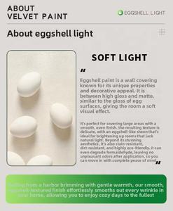 Échantillon Gratuit Peinture Murale Intérieure Acrylique Liquide Effet Coquille d'Œuf Mercerisée - Product Image 2