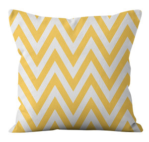 Coussin à design de ligne géométrique, pour yipage sur le bleu et jaune alternatif avec couvercles, décoration qui peut être accroché à la maison - Product Image 3