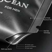 Sacs à fenêtre transparents personnalisés avec logo, faible MOQ, pour aligneurs, pochettes d'emballage dentaire orthodontique à fermeture éclair, vente en gros
