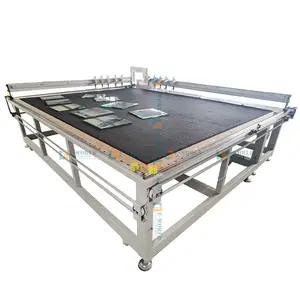 Coupe-verre semi-automatique à faible coût Équipement de table Machine de découpe de verre flotté utilisée pour la petite usine de verre