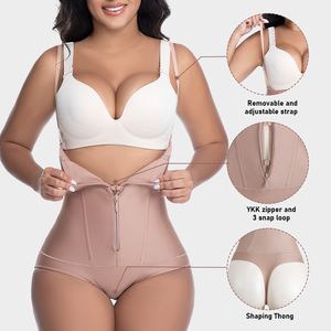 Modellatore Corpo a Vita Alta Snellente con Controllo Addominale, Senza Cuciture, Traspirante in Tessuto di Nylon, Modellante <span class=keywords><strong>per</strong></span> Glutei - Product Image 3
