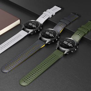 Eraysun-<span class=keywords><strong>Correa</strong></span> de silicona transpirable de liberación rápida para reloj <span class=keywords><strong>Garmin</strong></span> Fenix6 Pro 5plus <span class=keywords><strong>Forerunner</strong></span> <span class=keywords><strong>945</strong></span>, 22mm - Product Image 6