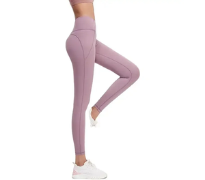 Leggings 100% Algodón Suaves y Elásticos, Fabricante Pakistaní de Leggings Sostenibles de Talla Grande, Pantalones de Yoga Transpirables de Cintura Alta - Product Image 5