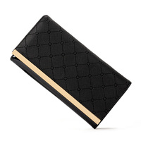 Dompet wanita pengait logam desain mode dompet wanita merek dompet wanita mewah grosir kualitas terbaik dompet tempat kartu wanita