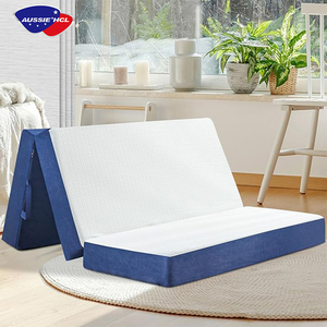 Vua Khách Sạn Du Lịch Cao Su Bọt Nệm Trong Hộp Đặt Hàng Trực Tuyến Làm Mát Lai Cao Su Có Thể Gập Lại Nệm Bộ Nhớ Bọt Nệm <span class=keywords><strong>Topper</strong></span> - Product Image 1