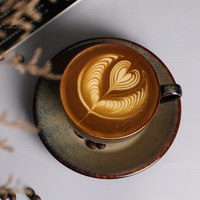 EKA – tasse en céramique, faite à la main, 10oz, personnalisée, tasse à café et soucoupe, thé de l'après-midi, tasse rétro en grès