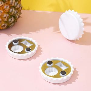 Xdh760 Personalized <b>Round</b> Abs Fridge Custom Beer Cap Shape Magnetic Plastic Bottle Opener - Product Image 5