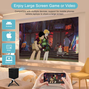 Prix usine Android 9 DLP <span class=keywords><strong>Projecteur</strong></span> Mini <span class=keywords><strong>LED</strong></span> Rechargeable pour Wi-Fi 1080P Résolution 3D Ready Pocketable 4GB RAM Home - Product Image 4