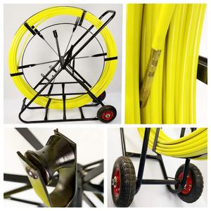11mm 150m fibre de verre conduit Rodder fabricant poisson bande câble extracteur fil tige personnaliser traçable poussoir câble serpent conduit Rodder - Product Image 2