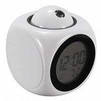 K1411 réveil numérique LED projecteur thermomètre bureau heure Date affichage Projection calendrier chargeur USB Table horloge