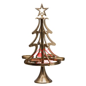Home Decorations Hot Selling Aluminium <b>Candle</b> <b>Pillar</b> Holder for Home Decor Christmas Tree Aluminium <b>Candle</b> Holder Stands for - Product Image 2