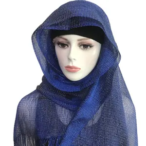 Оптовая продажа, простой популярный Воздухопроницаемый головной платок по низкой цене, вискозный тюрбан, шёлковые шарфы Ближнего Востока с бахромой