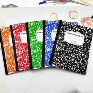 Cuaderno de Alta Calidad con Patrón de Mármol, Cuaderno Grueso de Ejercicios, Tapa Blanda, Diario de Columnas para Estudio, Oficina, Regreso a Clases - Product Image 1