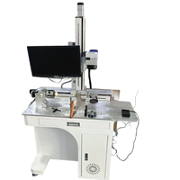Nouvelle machine de marquage laser à fibre Raycus 20W/30W/50W/100W, système de gravure sur métal portable de bureau mini avec prise en charge DXF