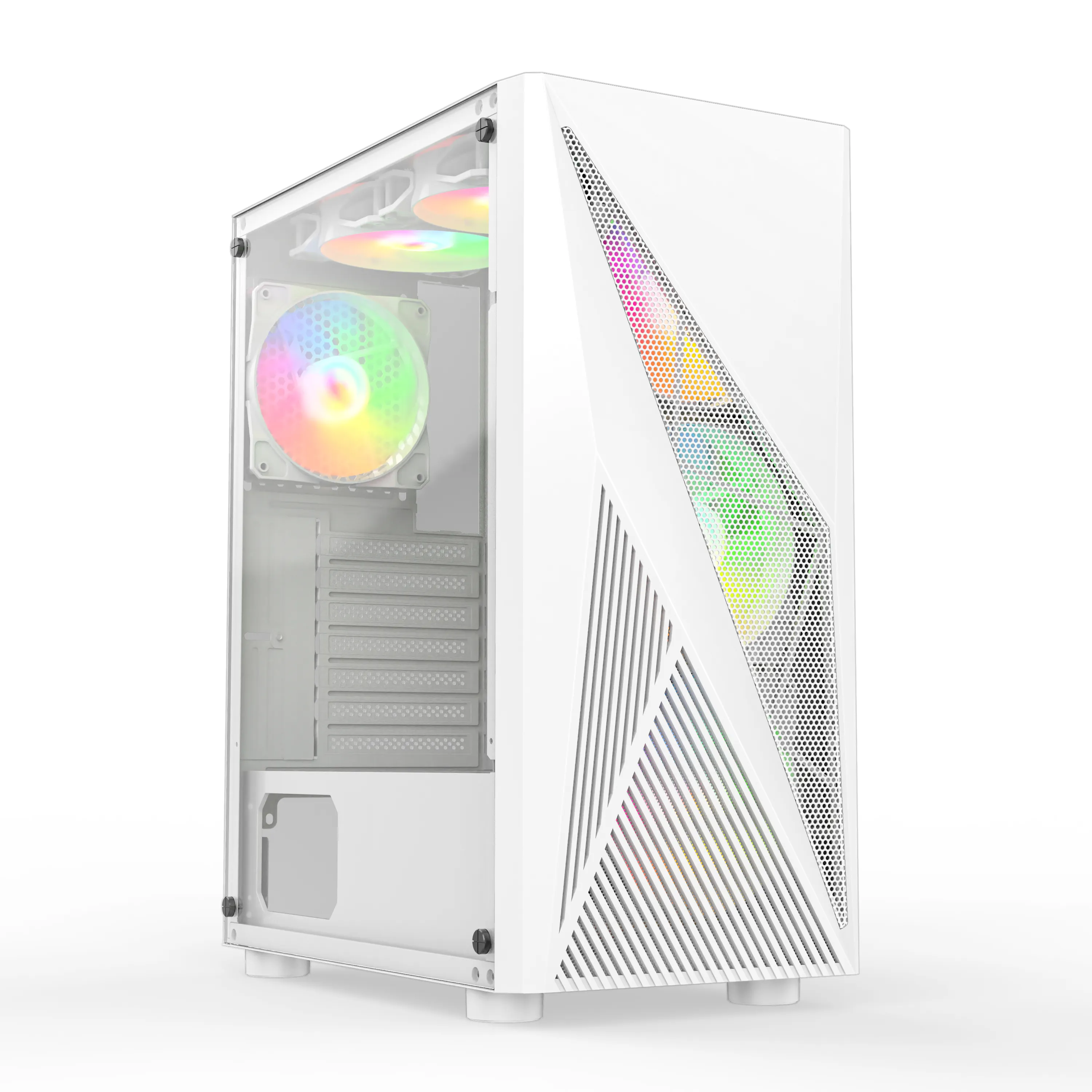2024 высококачественный полностью акриловый/стеклянный настольный компьютерный шкаф для Вдовы, 0,5 мм, чехол для ПК с быстрой передачей, игровой чехол для ПК