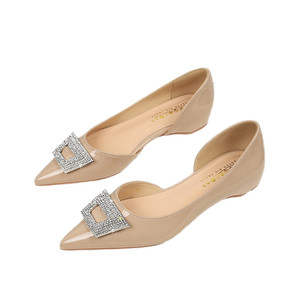 Sandalias de verano de tacón fino estilo europeo-americano, sin cordones, de tacón súper alto, huecas, de punta, a la moda, de goma sólida, tendencia. - Product Image 4