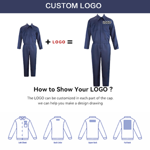 Tùy chỉnh cơ khí bảo trì quản lý tài sản nhân viên bảo hộ lao động trang phục thoải mái mùa hè dài tay quần áo làm việc - Product Image 2