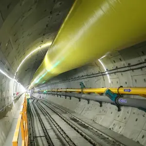 Système de ventilation en PVC ignifuge flexible Litong pour l'exploitation minière et le tunnel