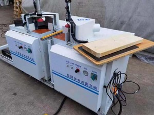 Machine à arrondir le bois à double tête, ponceuse d'<span class=keywords><strong>angle</strong></span> électrique, outil de chanfreinage pour le travail du bois, coupe-bordure pour le profilage des bords de meubles - Product Image 1