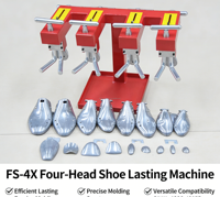 Machine à coudre les semelles à quatre têtes FS-4X, équipement de formage supérieur de 20 kg, certifiée CE, prix usine, garantie 1 an
