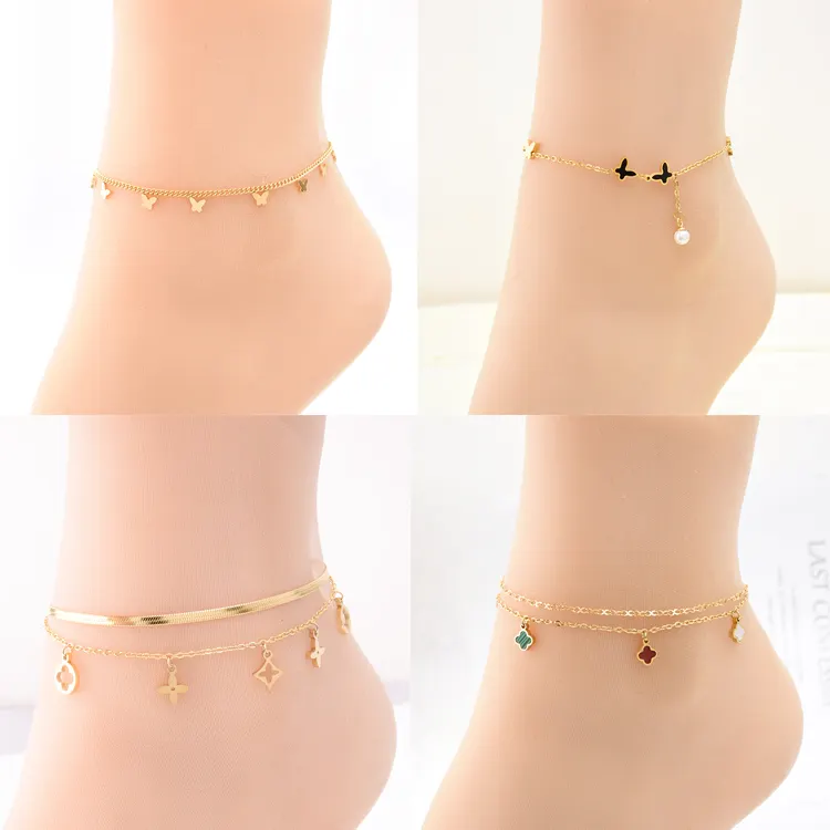 hollow beads transit POLPEP euro coins gold transfer beads anklets women girls fine yi gu adjustable fashion jewelry does not fade