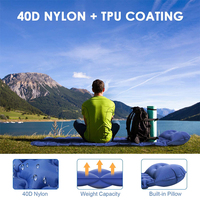 Soleil Voyage Personnalisé Tapis Ultraléger Portable TPU Gonflable Camping Matelas Couchage Air Pad