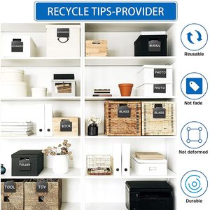 Plastic <b>Label</b> Holder Clip For Storage Bins Rectangle Detachable <b>Kitchen</b> Organizing PP Material - Product Image 4