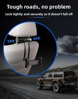Support de tablette personnalisable YIXIN pour appuie-tête de siège arrière de voiture, support extensible pour iPad, support pliable pour téléphone portable en voiture