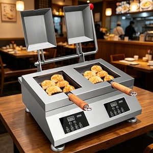 เครื่องทำเกี๊ยวทอดสองหัวแบบไฟฟ้าสำหรับโรงอาหาร ร้านอาหาร และผู้ขายอาหารริมทาง - Product Image 1