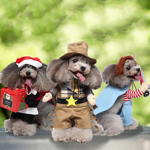 Cappotti e Giacche per Cani Snows Paws con Stampa Natalizia Invernale, Design Ecologico in Poliestere, Lavabili a Mano, per Cani di Taglia Piccola e Media - Product Image 1